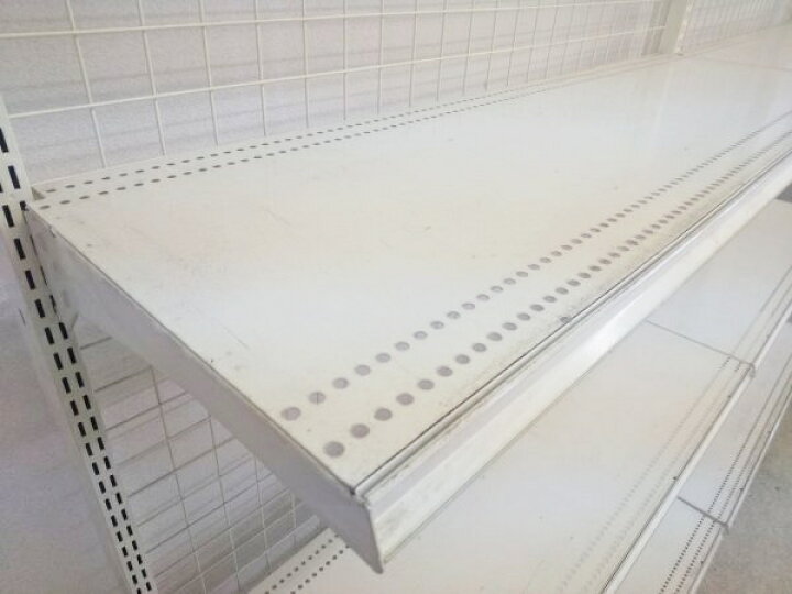 楽天市場】オカムラ製 H210cm×W120cm 2連結片面3段什器 背面ネット  