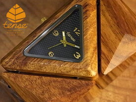 【 テンス 木製腕時計 日本公式】銘木 チーク材 使用。男女兼用、金属不接触 木製 腕時計 。使い込むほどに アンティーク風 に変化する事が魅力。着物に合う 和装小物 。 レディース & メンズ 用 個性的 な TENSE トライアングルブレスレットモデル 424。日本総輸入元2年保証