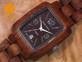 テンス 【tense】 日本公式ショップ 木製腕時計 メンズ ウォッチ トノー II モデル No.172 アフリカンローズウッド ギフトにも隠れた人気を誇る 天然木の木目が美しい 軽量 木製 腕時計 【日本総輸入元のメンテナンス保証付】