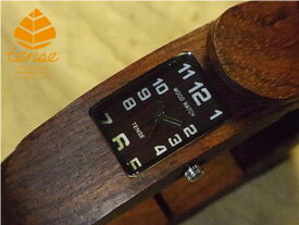 テンス 【tense】 日本公式ショップ 木製腕時計 レディース & メンズ ウォッチ アルマジロブレスレットモデル No.449 アフリカンローズウッド ギフトにも隠れた人気を誇る 個性的 軽量 木製 腕時計 【日本総輸入元のメンテナンス保証付】
