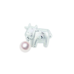 SV 7.5mm アコヤ真珠 ピンブローチ ウシ 宇和島 真珠 ジュエリー・アクセサリー Tensei Pearl 天成真珠(あこや パール 本真珠 フォーマル カジュアル 誕生日 結婚式 七五三 成人祝い 就職祝い 成人