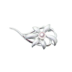 SV 8.0mm アコヤ真珠 ブローチ 宇和島 真珠 ジュエリー・アクセサリー Tensei Pearl 天成真珠(あこや パール 本真珠 フォーマル カジュアル 誕生日 結婚式 七五三 成人祝い 就職祝い 成人式 卒業式