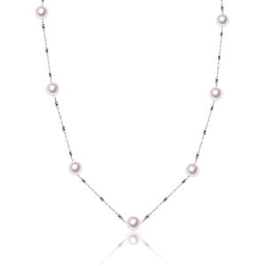 Pt 5.5~6.0mm アコヤ真珠 デザインネックレス 宇和島 真珠 ジュエリー・アクセサリー Tensei Pearl 天成真珠(あこや パール 本真珠 フォーマル カジュアル 誕生日 結婚式 七五三 成人祝い 就職祝い