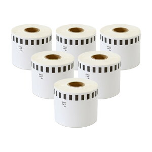 brother �u���U�[ �݊��v�����^�[���x�� DK-2205 QL-800 / QL-720NW / QL-650TD �� (6�Z�b�g)