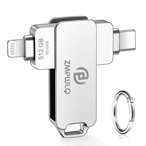 iPhoneUSB[512GB[AppleMFiFiOS17Ή]iPhonetbVhCu2in1Lightning+Type-C[qiPhoneUSBOtʐ^obNAbvXeBbNiOShCu