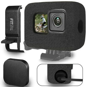 FITSTILLGOPRO�S�[�v��HERO12/11/10/9BLACK�h���J�o�[�X�|���W�P�[�X�A�N�Z�T���[���؂艹�ጸGOPRO�A�N�Z�T���[���ڏ[�d�o�b�e���[�T�C�h�J�o�[�S�[�v���ی�