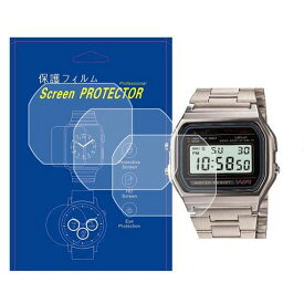 【3枚入】FOR A158/ A159対応腕時計用液晶TPU保護フィルム透過率キズ防止気泡防止貼り付け簡単(A158/ A159用)