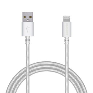 GR(ELECOM)LightningP[uCgjOiPhone[dP[uϋvyiPhoneSE3/SE2/14/13/12ΉzAppleFؕi1.5mzCgMPA-FUALS15WH