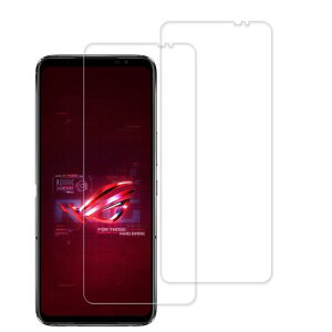 �y2���Z�b�g�zKPNS ���{�f�ސ� �����K���X ASUS ROG Phone 6 / 6 Pro �p �K���X�t�B���� �ی�t�B����