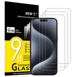 NEW�fC3���K���X�t�B����iPhone15ProMax�p/iPhone15Plus�p/iPhone16Plus�p(6.7�C���`)�p�����K���X�t���ی�t�B���������Ȃ��A���ϋv9H�d�x�A�C�A�Ȃ�