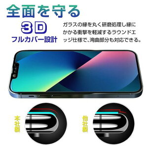 対応iPhone13ProMax用フィルム旭硝子非光沢さらさらフィルムアンチグレアiPhone13ProMax用強化ガラス液晶保護フィルム反射防止目の疲れ軽減防指紋気泡レス3D曲面全面吸着サラサラマットタイプ