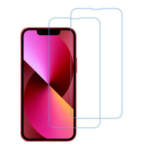 HKKAISブルーライトカット目の疲れ軽減93%iPhone13Mini用ガラスフィルム日本製硝子採用強化ガラス液晶画面保護フィルム【2枚セット】