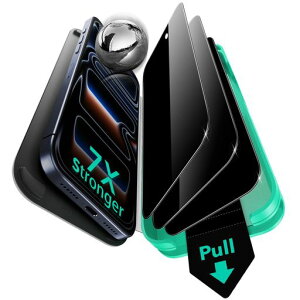 �y�`�����h�~�E3�b�Ŋ����zESR iPhone 17 Pro �K���X�t�B���� 3�� 28�x�ȏ㎋�E���Ղ� �̂������h�~ 9H�z�� 7�{���� �ČR�K�i�q��ޗ� �S�ʕی� �`�����h�~���X�N���[���ی�t�B���� ���ϋv ���c