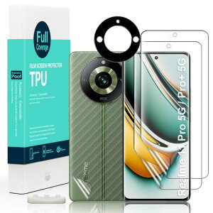 Ibywind �Ή� Realme 11 Pro 5G/11 Pro+ 5G TPU�t�B���� 2 ���n�C�h���Q���t�B���� �K�C�h�g�t�� �����Y�J�o�[(1��) �w�ʃV�[�g(1��) �D��Ă���e�͐��Ə_�TPU�f�ޕی�V�[�g