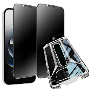 【2枚セット】【覗き見防止&アンチグレア】iPhone16e/14/13用覗き見防止ガラスフィルム超簡単貼り付け新型のガイド枠付き自動除塵プライバシー保護日本旭硝子製9H硬度全面保護反射防止気…