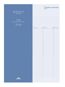 ���C���C����蒠2026�X�P�W���[�����V�X�e���m�[�g�_�C�A���[�E�B�[�N���[�o�[�`�J��B5RFDR26812025�N12���n�܂�