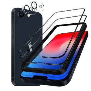 DXFAU�����ߗ��K���X�t�B����iPhone16E�p�����K���X�t�B����(2��)+�����Y�ی�t�B����(2��)�A�C�t�H��16e�p�S�ʕی�t�B����6.1�C���`�d�x10H���炩�ȃ^�b�`����w��t���h�~�C�A�h�~�K�C�h�g�c