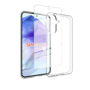 �y1+1����z�Ή�GalaxyA36/A565G�p�̃K���X�t�B���������K���X�t���ی�t�B����+����TPU�P�[�X���{���Ɏq�f�ލ̗p�d�x9H�ϏՌ������������ߔ�U�h�~GalaxyA36/A565G�p�̃P�[�X