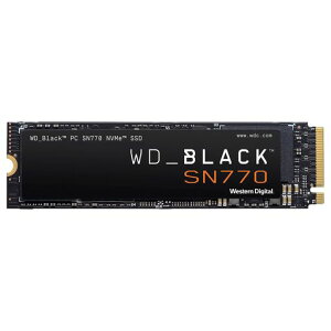 WD_BLACK 1TB SN770 NVMe �����Q�[�~���O SSD �\���b�h�X�e�[�g�h���C�u - Gen4 PCIe, M.2 2280�A�ő�5,150 MB/s�܂� - WDS100T3X0E
