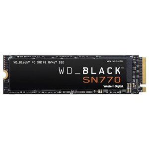 WD_BLACK 1TB SN770 NVMe �����Q�[�~���O SSD �\���b�h�X�e�[�g�h���C�u - Gen4 PCIe, M.2 2280�A�ő�5,150 MB/s�܂� - WDS100T3X0E