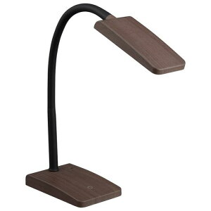 �I�[���d�@ LED�f�X�N�����v �f�X�N���C�g �w�K�X�^���h �����F �u���E���ؖڒ� DS-LS20-T 06-3831 OHM