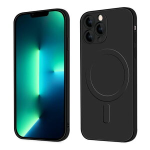 Majiyana for iPhone 13 Pro �p�� �P�[�X MagSafe�Ή� �X�}�z�P�[�X �V���R�� �ϏՌ� TPU ���^ �J�o�[ �V���R�� �y�� �X�g���b�v�z�[���t�� �J���������Y�ی� �����h�~ �����h�~ �h�o 6.1�C���`(�u���c