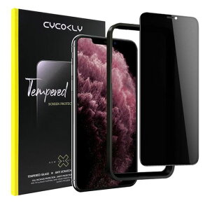 CYCOKLYiPhone11/iPhoneXR�p�K���X�t�B�����`�����h�~25°�v���C�o�V�[�ی�2.5D�S�ʕی���{���f�ވ��Ɏq���d�x9H�w��h�~���������z���C�A�h�~