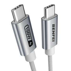 BENFEI���}���[�d1MUSBTypeC�P�[�u���y100W/5A�V���R���f�ލ̗p�i�C�����ґg�zE-marker�`�b�v�����f�[�^�]��iPhone15/MacBookPro2023/iPadPro2023/iPadAir