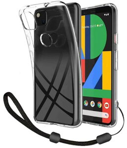【ZXZONE】 PIXEL 4A 5G 用 ケース【5Gモデル対応】 レンズ保護 耐衝撃 衝撃吸収 防指紋 アローズ ユー ソフトバンク PIXEL 4A 5G 専用 TPU ストラップホール付 ソフト クリア カバー