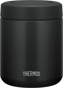 サーモス真空断熱スープジャー400mlブラックスタンダードモデル保温保冷お手入れ簡単口当たりがやさしい丸口設計JBR-401BK