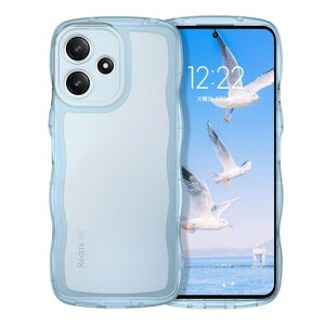 VENINGORedmi125G�p�N���A�P�[�XRedmiNote12R�J�o�[�N���A�E�F�[�u�������TPU+PC�؍����킢�������X�}�z�P�[�X�l�C�V���v������~�ߔ��^�y�ʑϏՌ��w��h�~�����Y�ی�