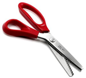 三花 ピンキングはさみ 握りやすい クラフトはさみ 三角ギザギザ 5MM 紙 布 手芸用 ラッピング用