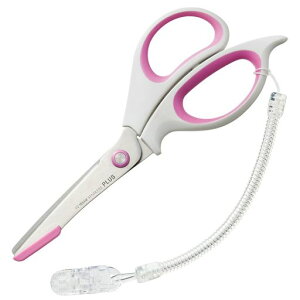 プラスはさみナースハサミフィットカット安全ガイド付ピンクベタつかないSC-165AM