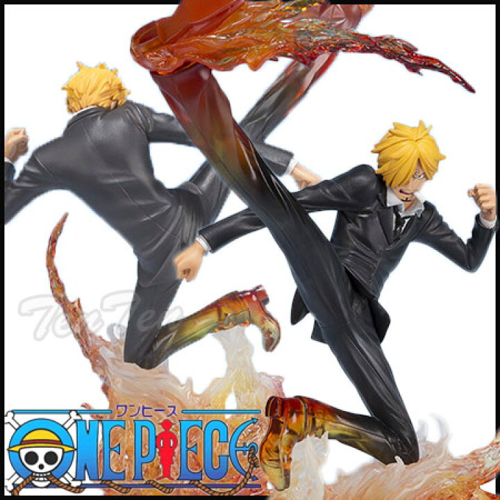 楽天市場 ワンピース フィギュア フィギュアーツzero サンジ 悪魔風脚一級挽き肉 ディアブルジャンブ プルミエール アッシ 即納品 One Piece サンジ 必殺技 天天ストア 楽天市場店