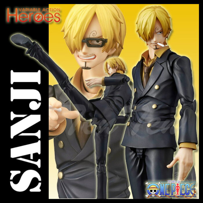 ワンピース フィギュア ヴァリアブルアクションヒーローズ One Piece サンジ 再販 即納品 Vah メガハウス 的详细信息 日本商品代购 From Japan