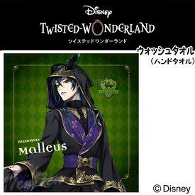 ディズニー ツイステッドワンダーランド ウォッシュタオル マレウス・ドラコニア 式典服 限定生産【即納品】 ハンドタオル ツイステ グッズ