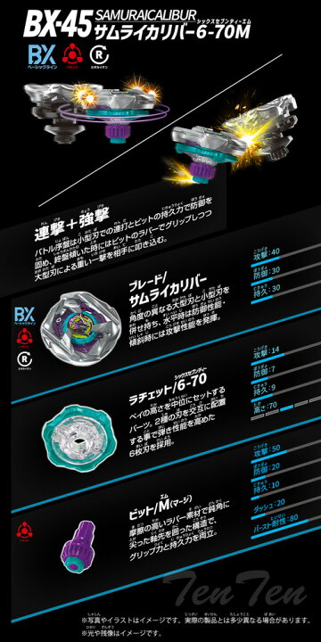 楽天市場】【お買い物マラソン】エントリーでP12倍！ BEYBLADE X BX-45 