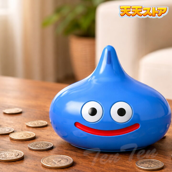 楽天市場】ドラゴンクエスト 陶器貯金箱 スライム 【即納品】 ドラクエ 