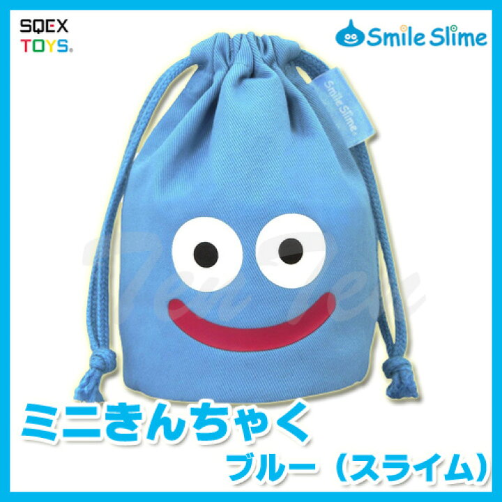 楽天市場】ドラゴンクエスト スライム ミニきんちゃく ブルー 【即納品 
