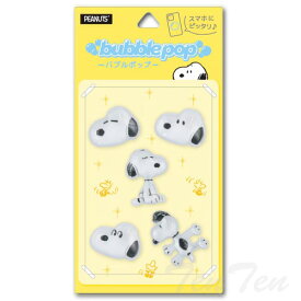 bubble pop ピーナッツ スヌーピー 立体シール 【公式・正規品】 3D シール ステッカー シール交換 バブルポップ ぷっくりシール グルマンディーズ シール帳 交換