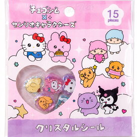 【送料無料】 チェゴシム×サンリオキャラクターズ クリスタルシール チェゴシム サンリオ 公式 キラキラ 立体シール クロミ マイメロ キティ ポムポムプリン シール ステッカー シール交換 ティー・シー・ピー シナモロール ポチャッコ リトルツインスターズ キキララ