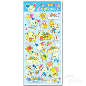 サンリオキャラクターズ ウサハナ ぷくぷくシール ウサハナ 【即納品】 公式 立体シール ステッカー シール交換 ティー・シー・ピー