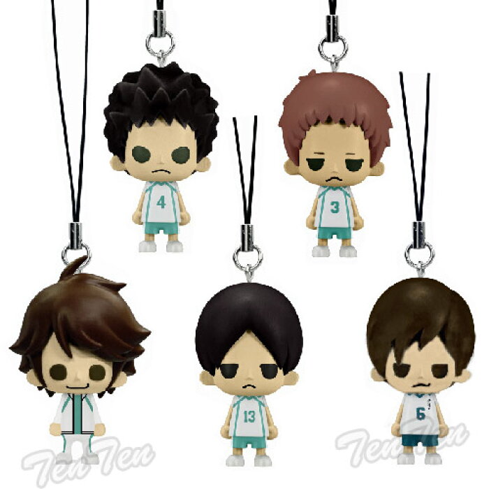 ハイキューグッズ1point Mascot 青葉城西 伊達工業高校厳選5種セット1ポイントマスコットストラップ 即納品 的詳細資料 日本商品代購 From Japan