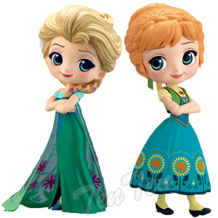 楽天市場】Q posket アナと雪の女王 アナ エルサ Aカラー 2体セット 