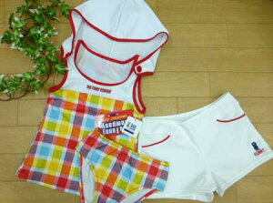 ���� �L�b�Y ���� �q�� 3�_�Z�b�g 130cm �W���j�A THE FUNNY COMPANY �`�F�b�N �t�[�h �p���c �� �� ��