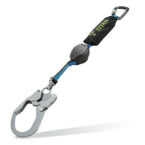 新規格 胴ベルト型フルハーネス型兼用 リール REELLOCKmini シングル 巻取式ランヤード TITAN タイタン 安全帯 HL-HS-130型 130キロ対応