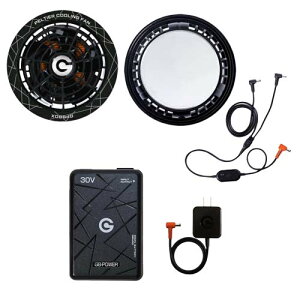 �󒲃E�F�A�p �y���`�F��̌^�t�@���o�b�e���[�Z�b�g GP980X+GB430 �u���b�N ���M�W���p��