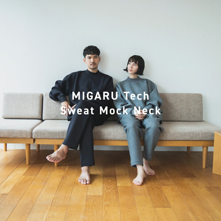 楽天市場】【TENTIAL公式】MIGARU Tech Sweat Mock Neck テンシャル 