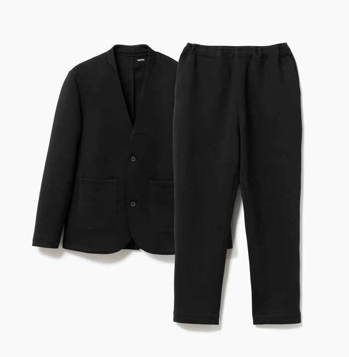 楽天市場】【TENTIAL公式】MIGARU Tech Sweat Collarless Jacket Long 