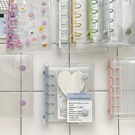 【1点25%OF，2点目で55%クーポンOF、シール帳+リフィル20枚+立体シート】透明シール帳 キラキラ輝く 透明シール帳 シールバインダーバインダー M5 A7シール収納 クリアバインダー ミニサイズ 手帳 推し活グッズ 防水 DIYデコ リフィルセット ミニ手帳 PVCカバー